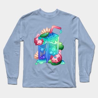 Axolotl Juice Box Long Sleeve T-Shirt